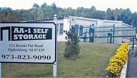 Cheap Self Storage Units, Ogdensburg, Sussex County NJ